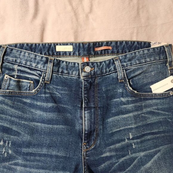 ✨ ANTHROPOLOGIE | Women's Blue Pilcro The Borrowed Boyfriend Jeans - Picture 4 of 8